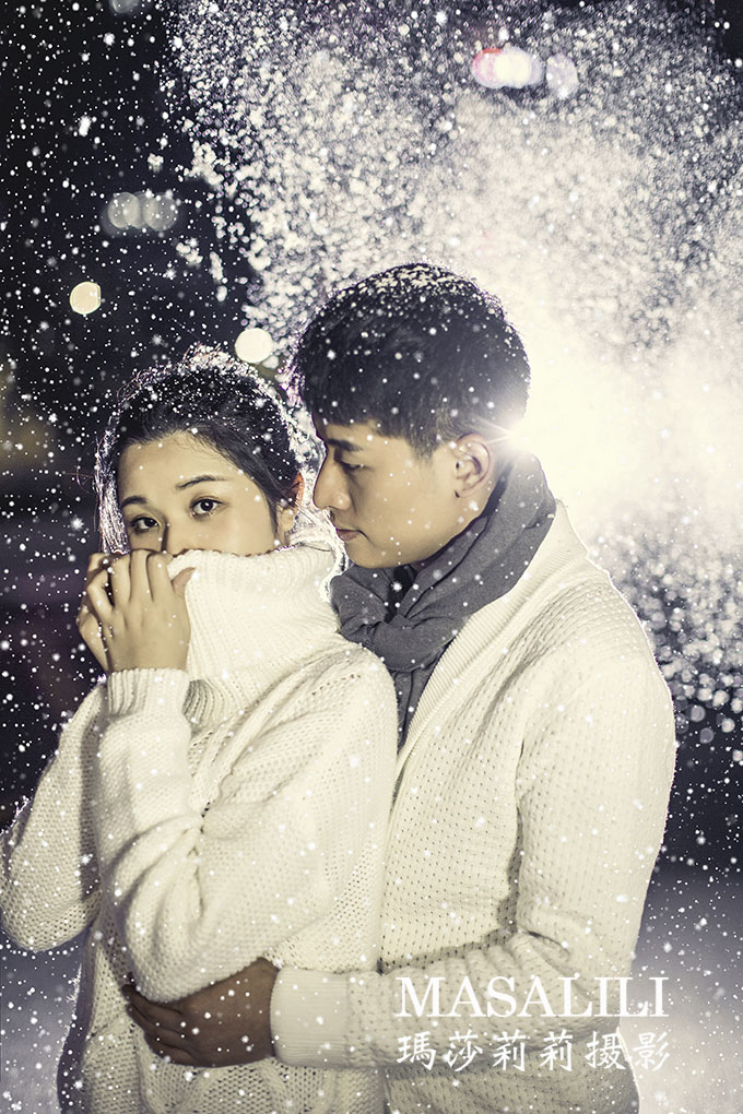 曾先生夫妇&幸福情侣照创意雪景大片