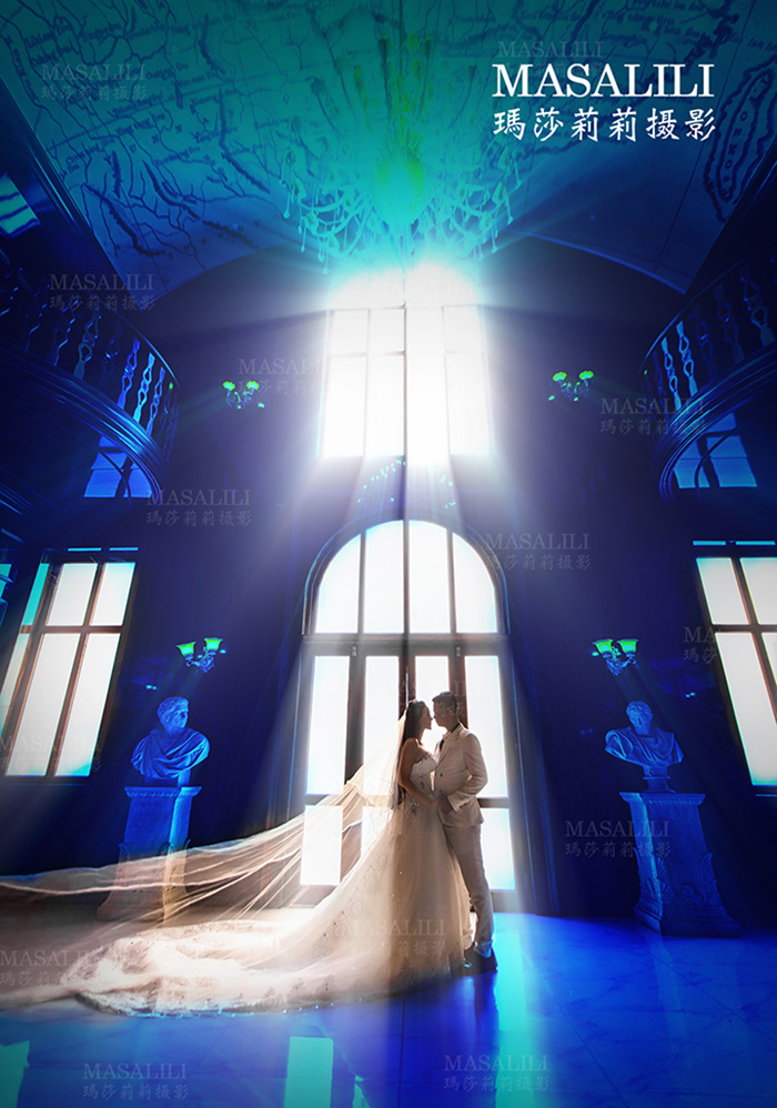 丁先生&井小姐夫妇浪漫婚纱照深圳玫瑰小镇拍摄基地