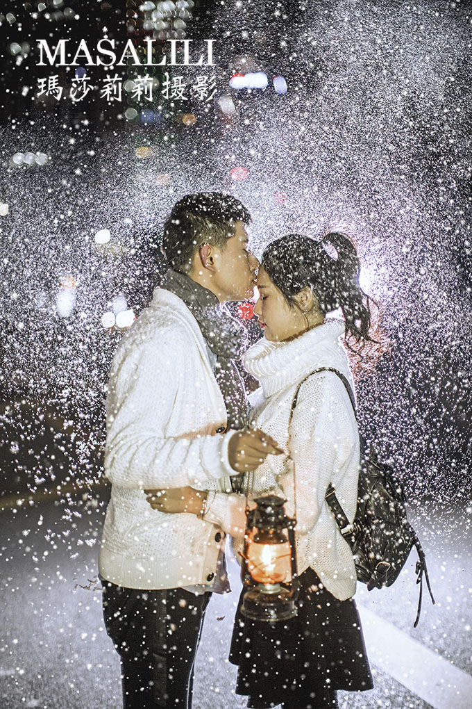 曾先生夫妇&幸福情侣照创意雪景大片