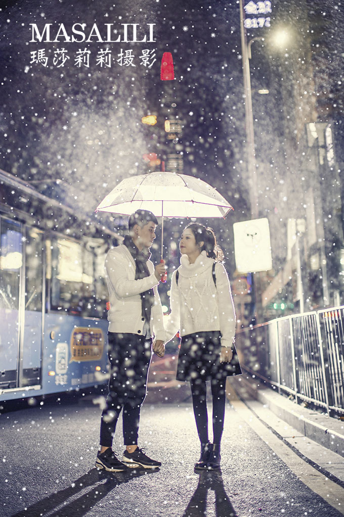 曾先生夫妇&幸福情侣照创意雪景大片
