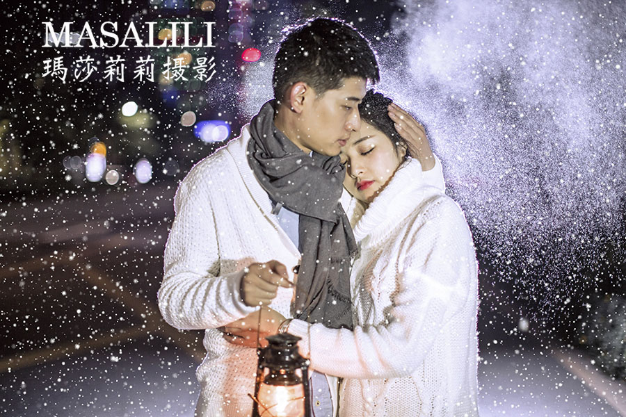 曾先生夫妇&幸福情侣照创意雪景大片