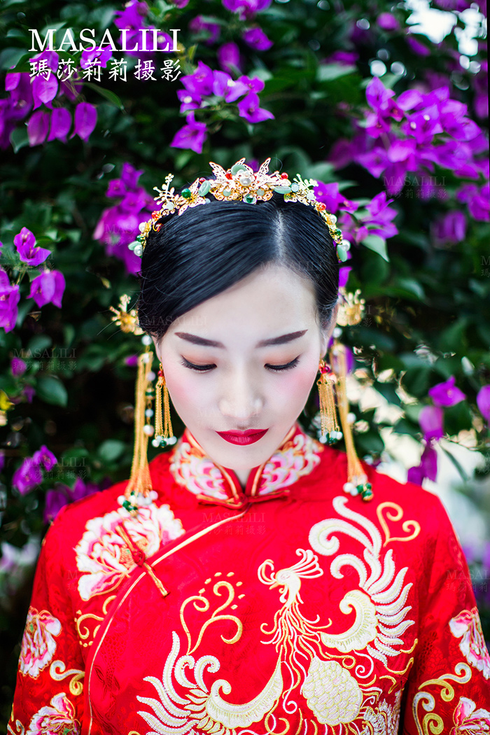 徐刚&王芳幸福婚纱照/海角七号线路夕阳婚纱照