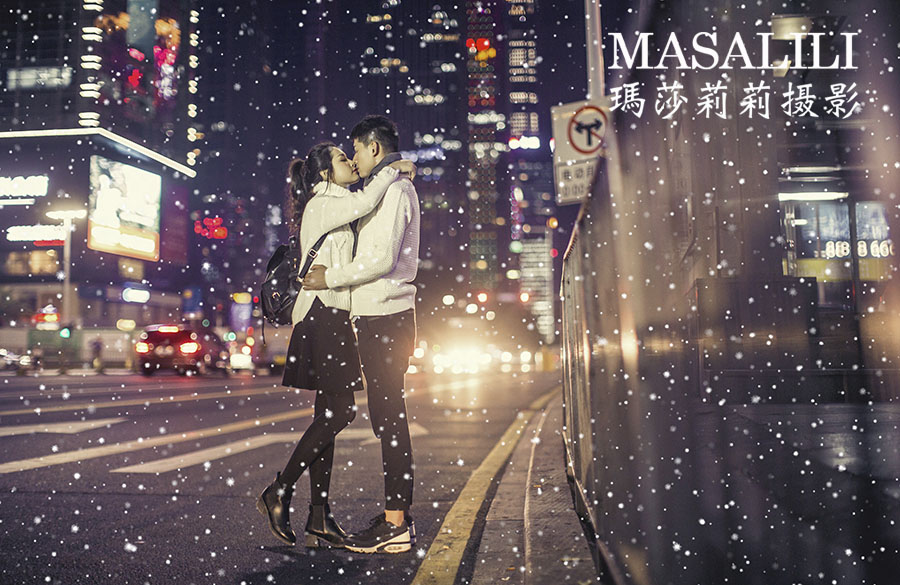曾先生夫妇&幸福情侣照创意雪景大片