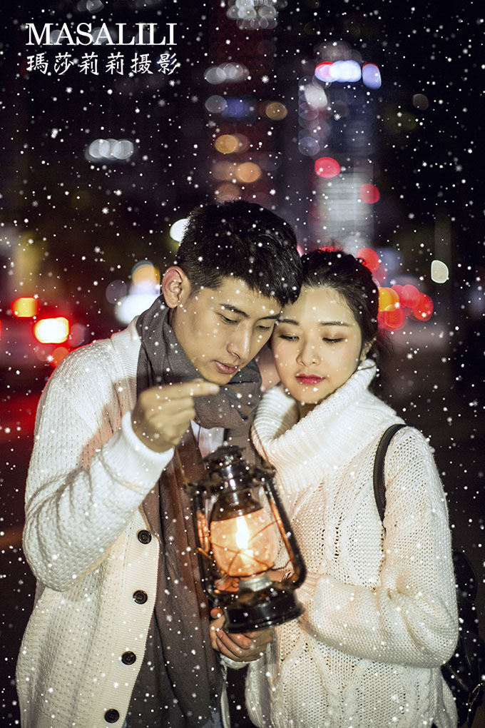 曾先生夫妇&幸福情侣照创意雪景大片
