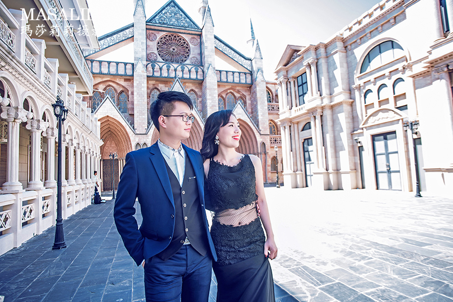 李先生&许小姐夫妇深圳杨梅坑海景j欧洲小镇婚纱照分享