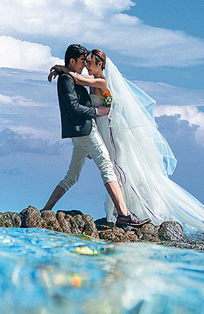 海角七号之鱼美人海滩 ／                                                                                                                                      婚纱照 深圳婚纱摄影