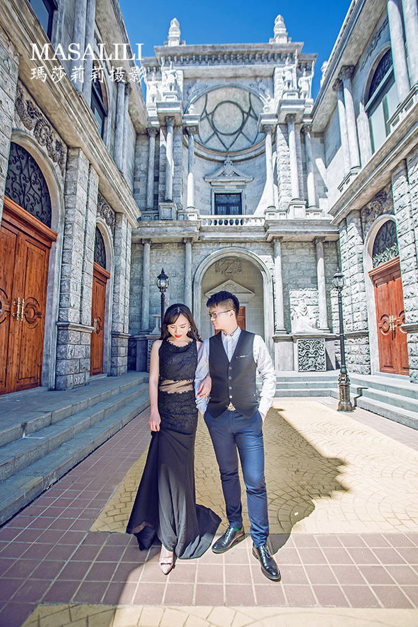 李先生&许小姐夫妇深圳杨梅坑海景j欧洲小镇婚纱照分享