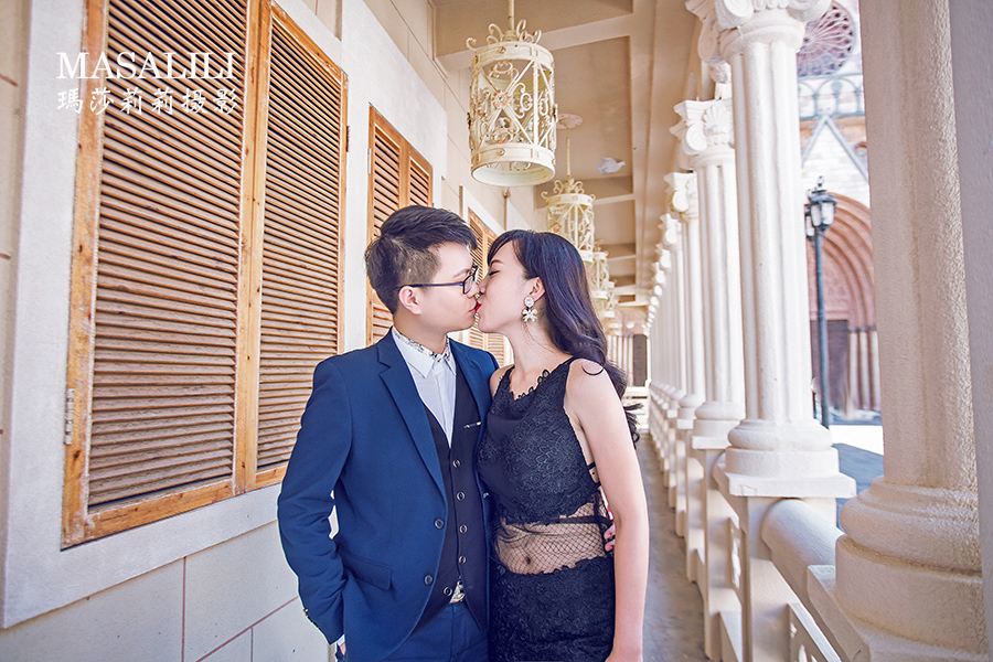 李先生&许小姐夫妇深圳杨梅坑海景j欧洲小镇婚纱照分享