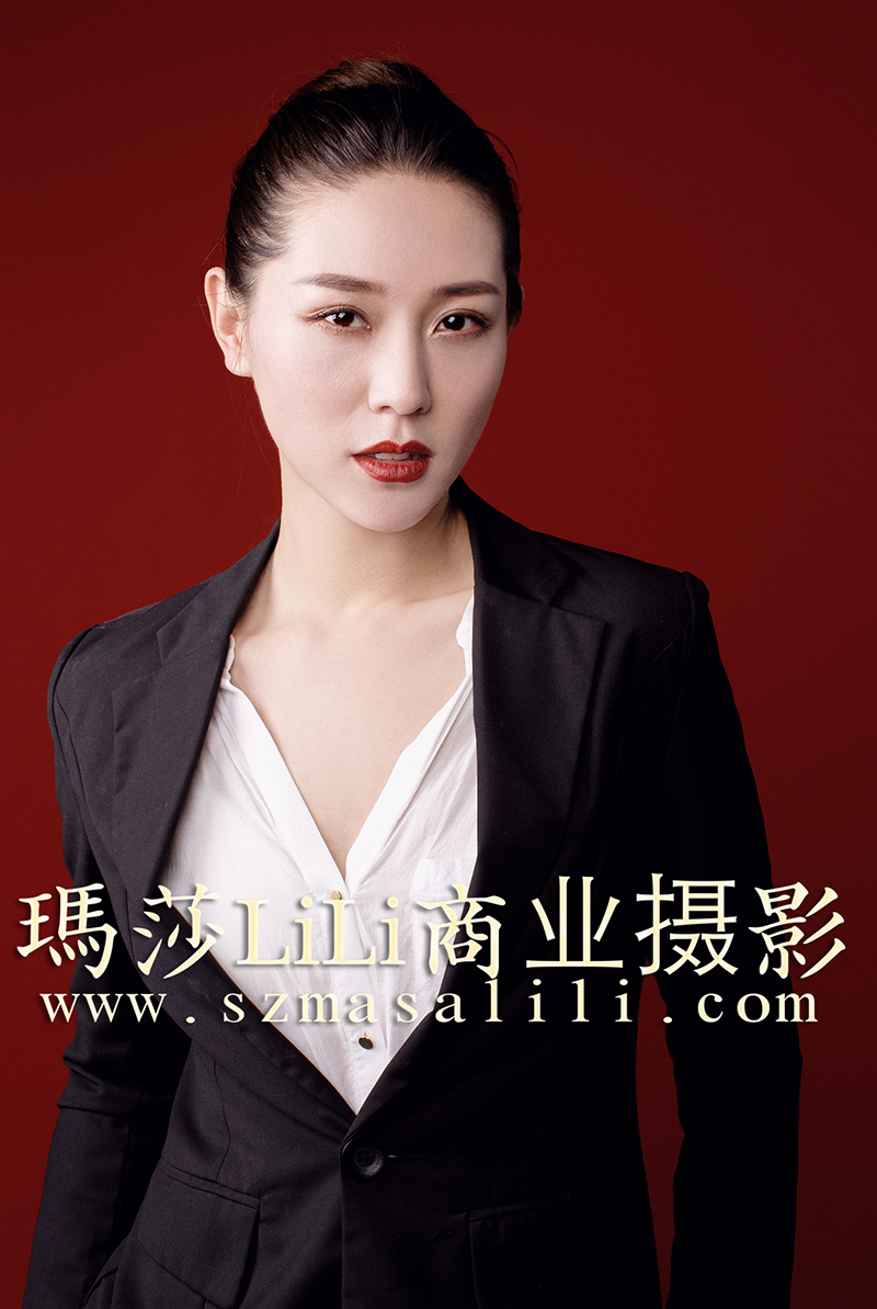 娇娇形象照职业照白领 微信头像模特卡商务形象照