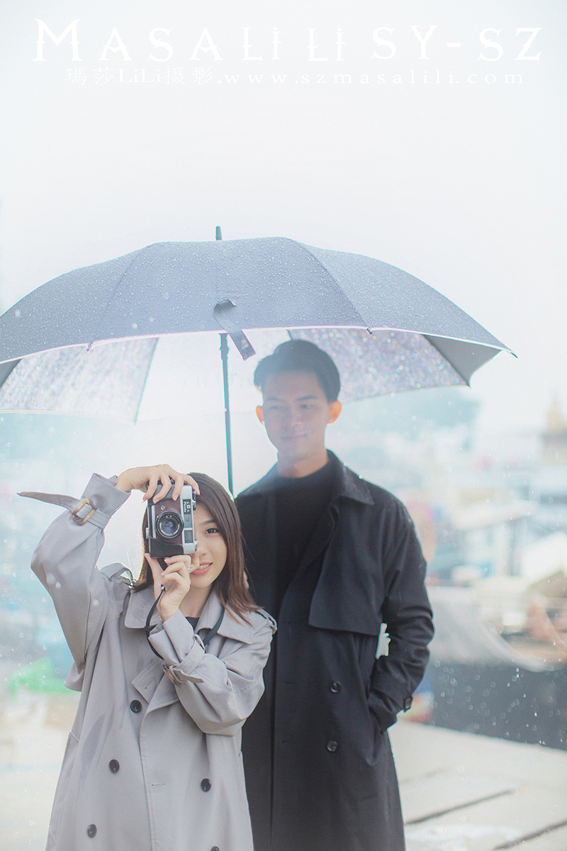 吴小姐夫妇剧情电影胶片风婚纱照