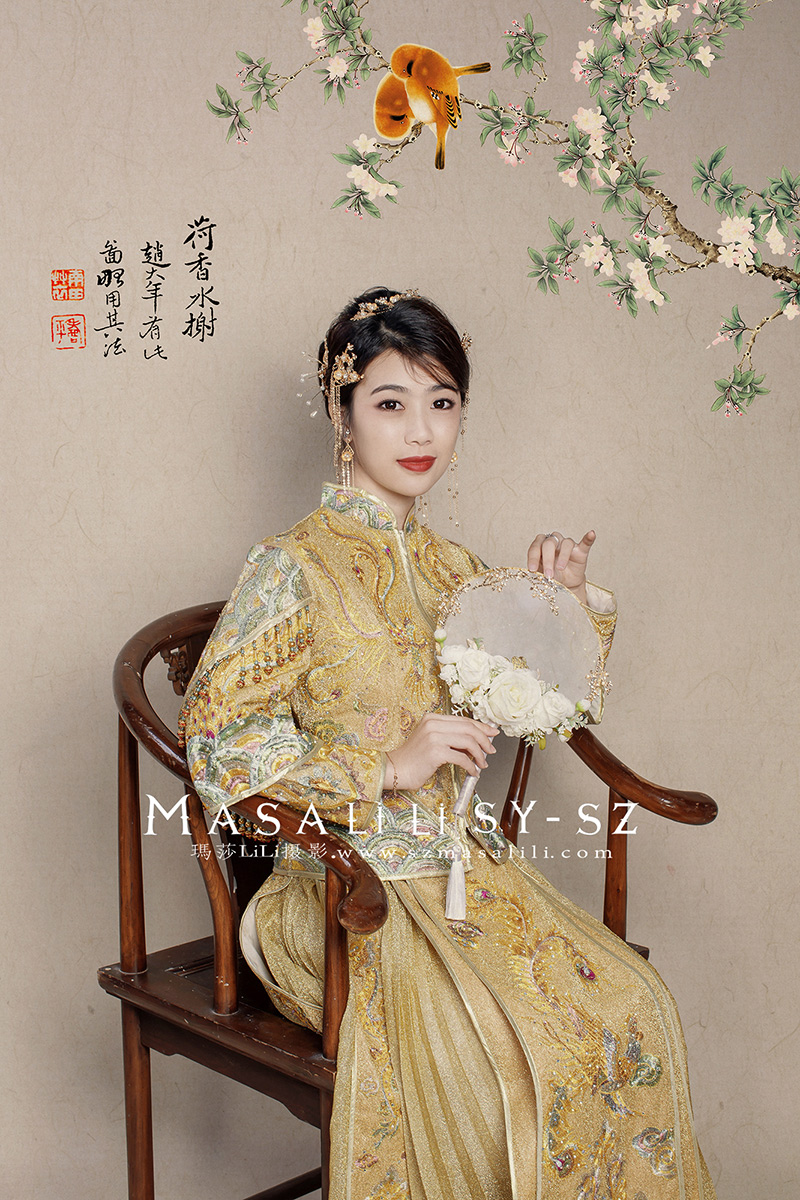 吴小姐夫妇 幸福浪漫婚纱照文艺古装婚纱照                                                                                                     ／牧马庄园 唯漫视觉西冲海滩婚纱照深圳婚纱摄影工作室