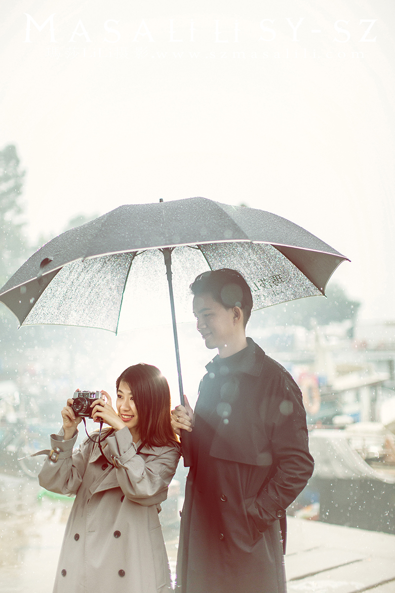 吴小姐夫妇剧情电影胶片风婚纱照