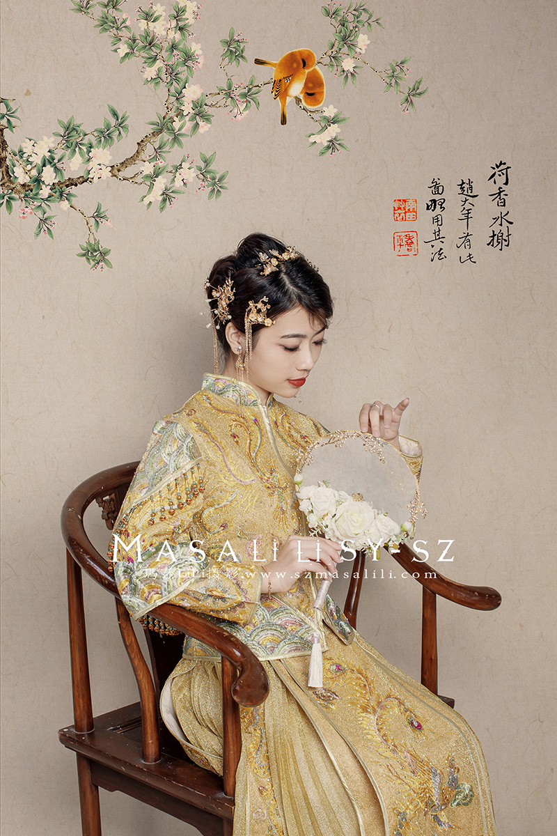 吴小姐夫妇 幸福浪漫婚纱照文艺古装婚纱照                                                                                                     ／牧马庄园 唯漫视觉西冲海滩婚纱照深圳婚纱摄影工作室