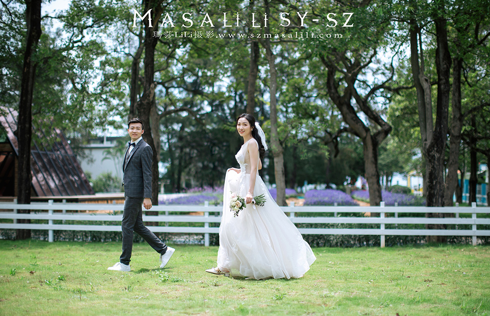 林先生&李小姐夫妇深圳牧场羊驼北欧教堂婚纱照
