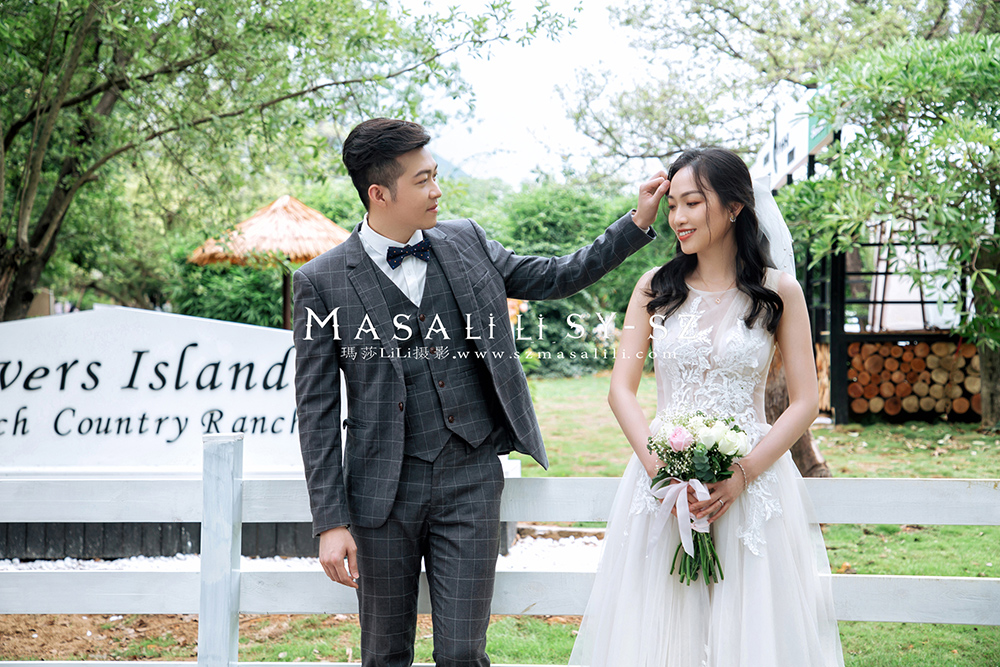 林先生&李小姐夫妇深圳牧场羊驼北欧教堂婚纱照