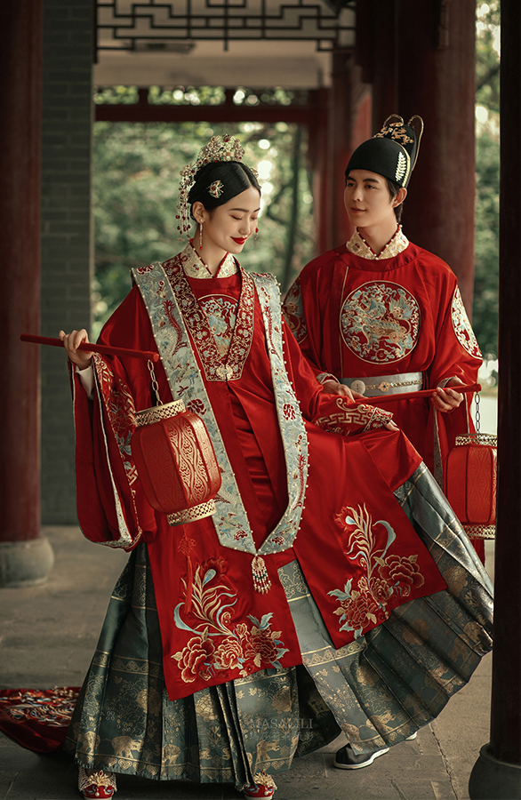 园博园古风婚纱照                               深圳婚纱摄影