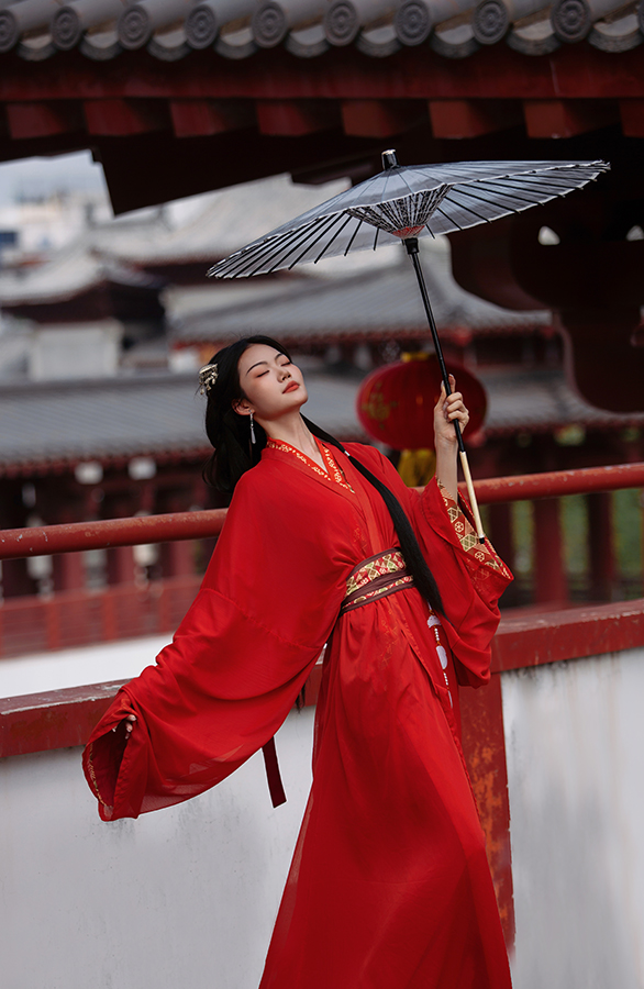 姗姗战国袍                              深圳汉服写真旅拍