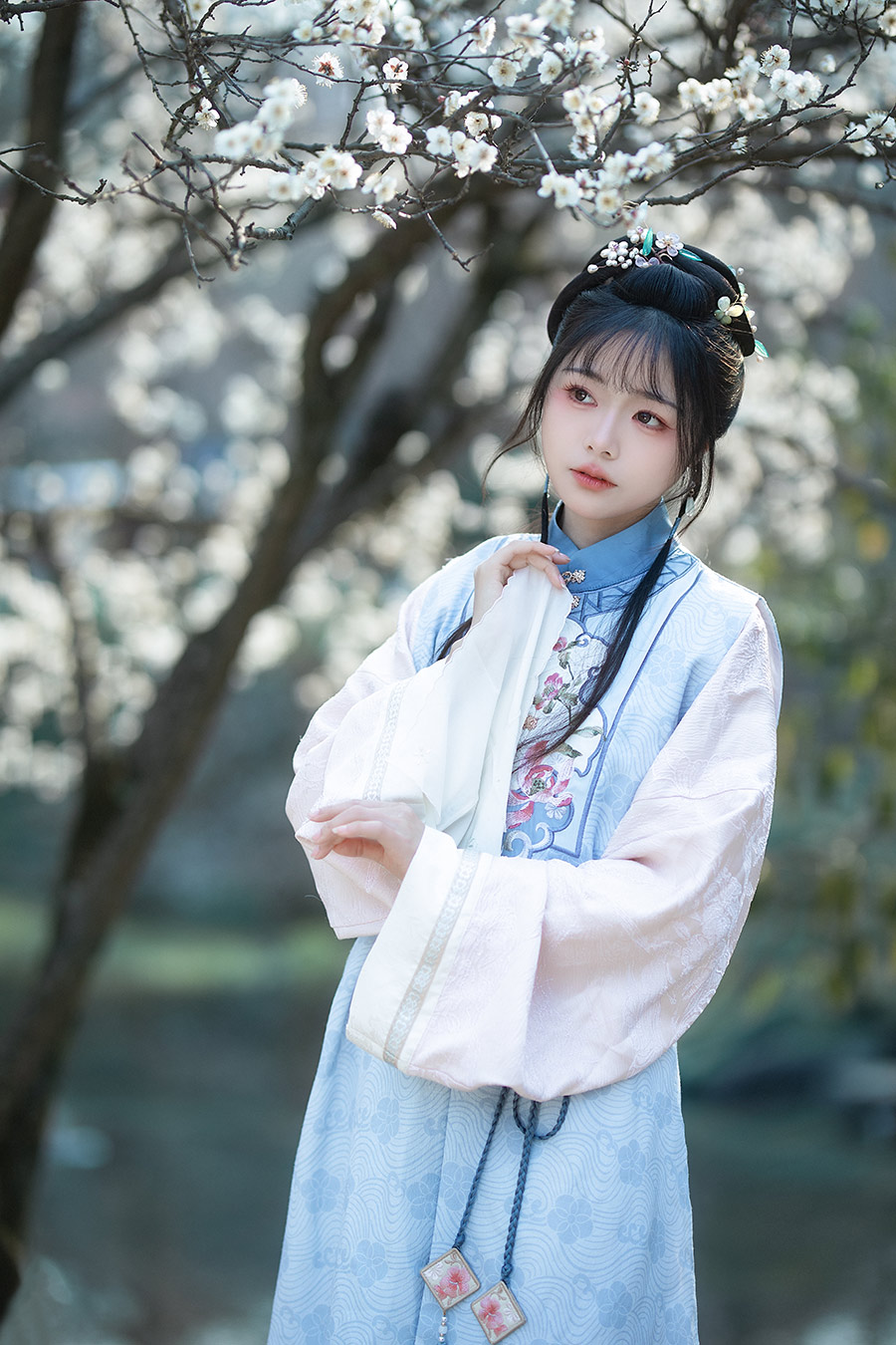 杨小姐梅园                         外景汉服写真